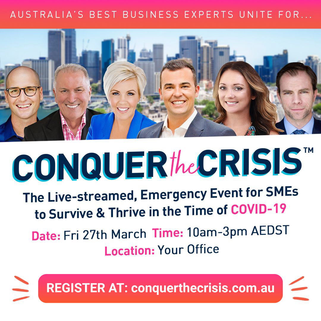 Conquer The Crisis Friday 27th March 2020